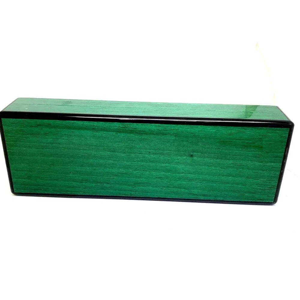 Breguet Watch Box Presentation Green Lacquered Wooden Display Empty Rare
